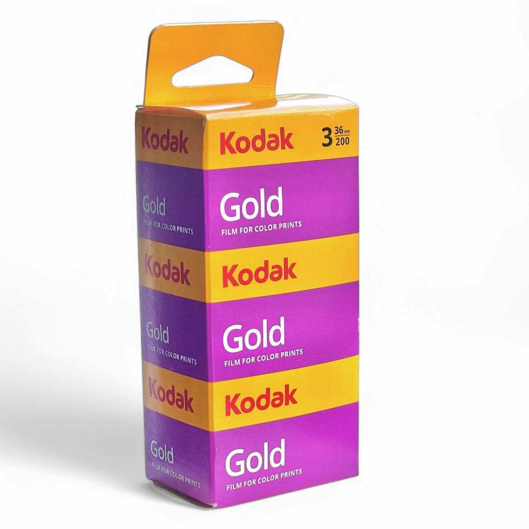 Kodak GOLD 200 Colour Film 35mm 36 Exposures 3 pack