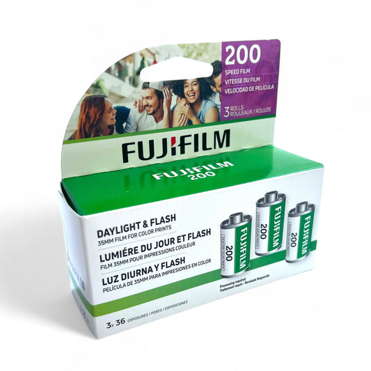 Fujifilm 200 Color 35mm Film, 36 Exposures, 3-Pack