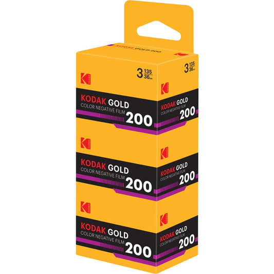 Kodak GOLD 200 Colour Film 35mm 36 Exposures 3 pack